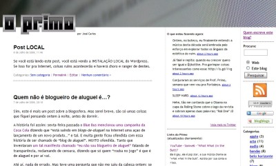 Layout de 2006 a 2008