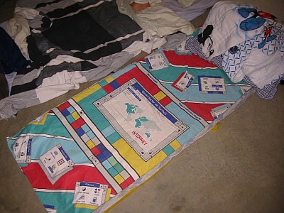 Colcha com estampa de Windows 3.1