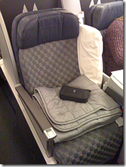 Poltrona da classe executiva da AA