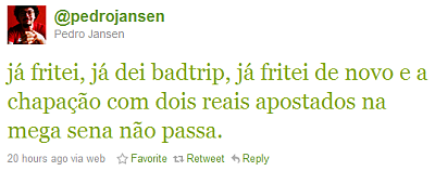 Tweet de @pedrojansen Tweet de @pedrojansen